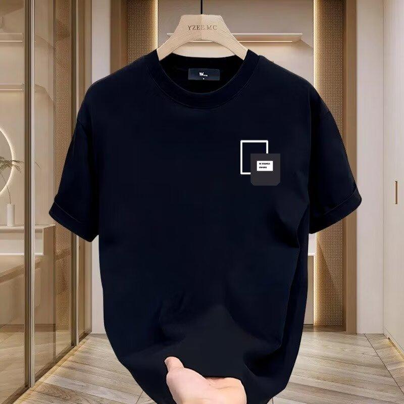 Summer 2025 New Short-sleeved T-shirt for Men with a Round Neck, Breathable and Versatile Casual Wear