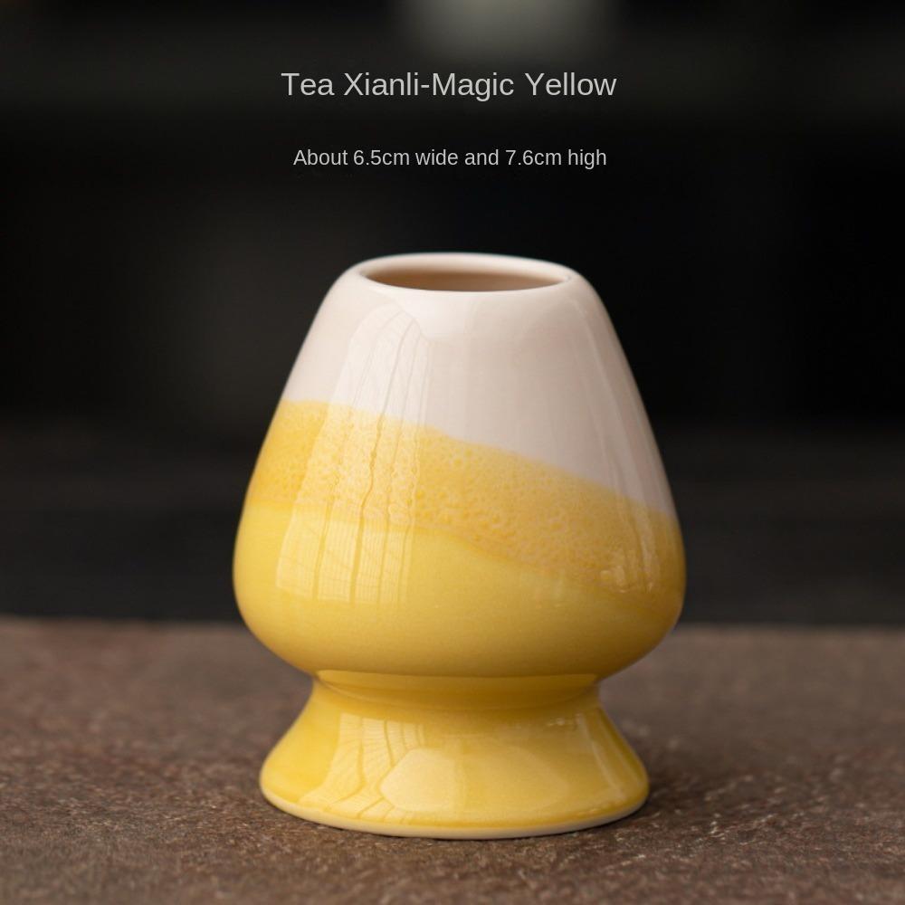 Suport neted pentru Matcha Ceramică Bambus Suport pentru Matcha Chasen pentru Accesorii Set de Ceai