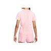 Nike Swoosh Round Neck Quick-Dry Casual Short Sleeve Fitness Top Women Tops Pink HM9699-607