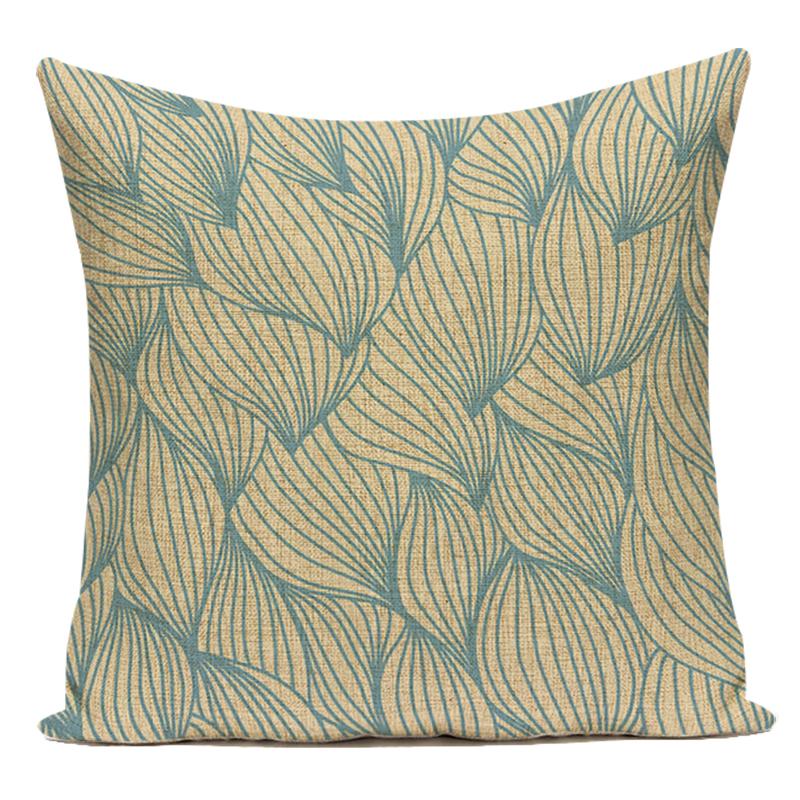 Geometry Animal Plants Cushion Cover Decorative Sofa Seat Home Office Decor Pillow Covers Bear Bird Pattern Throw Pillow Cases