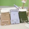 Pet Cotton Coat Stylish Button Closure Warm Comfortable Dog Cat Outerwear with Traction Ring for Winter