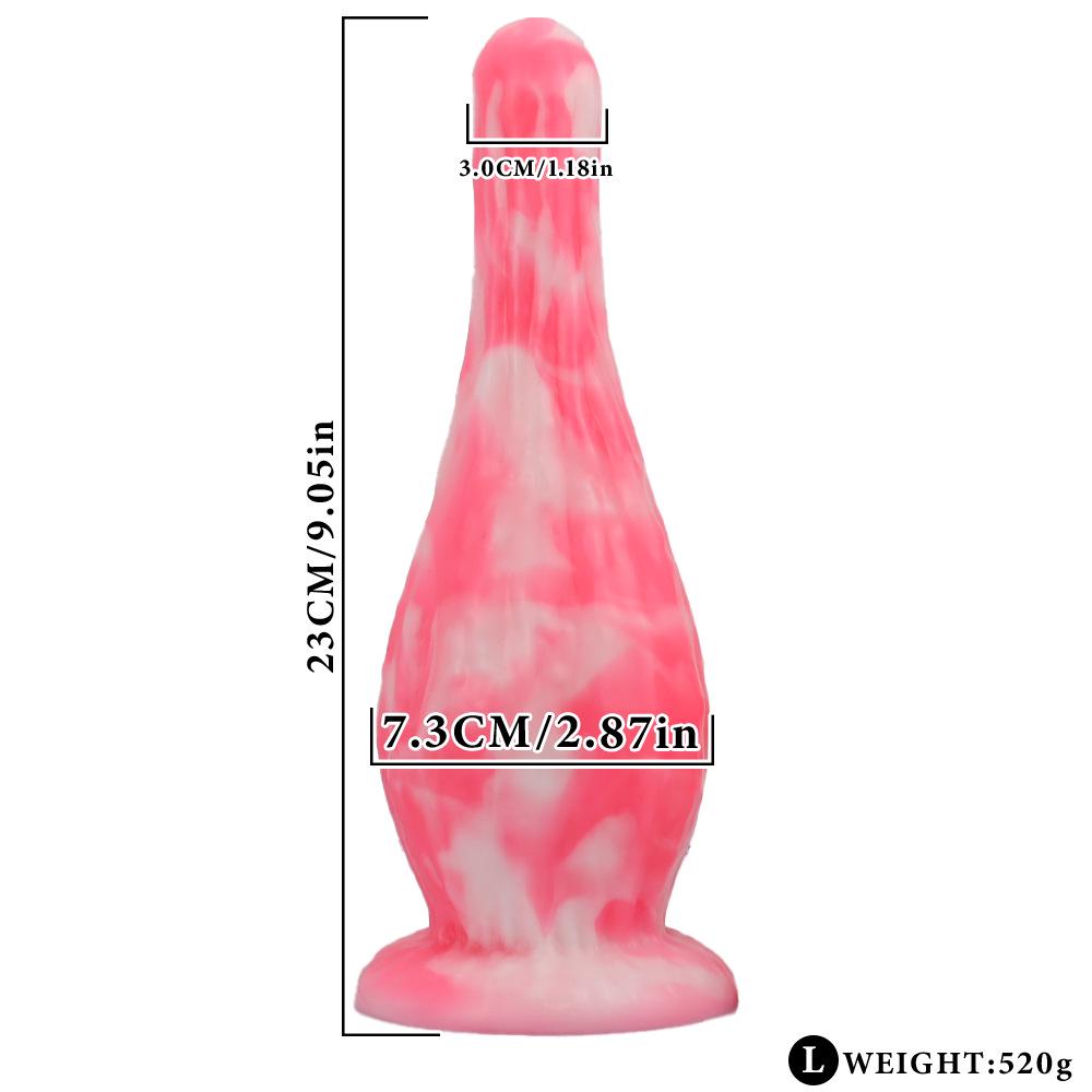 Golden Cherry Multi-Color Irregular Anal Plug - Alternative Pleasure Toy for Women
