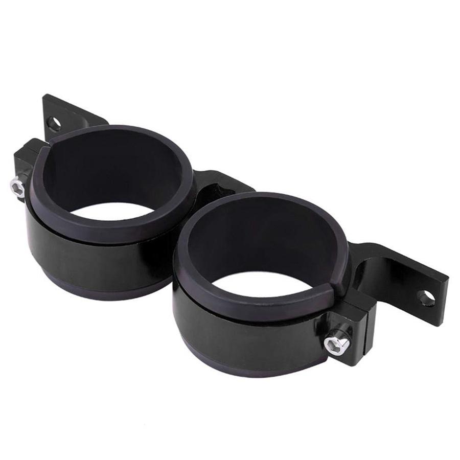 1 Pcs Car Aluminum Alloy Dual Fuel Pump Clamp Mounting Bracket For 70mm To 55mm