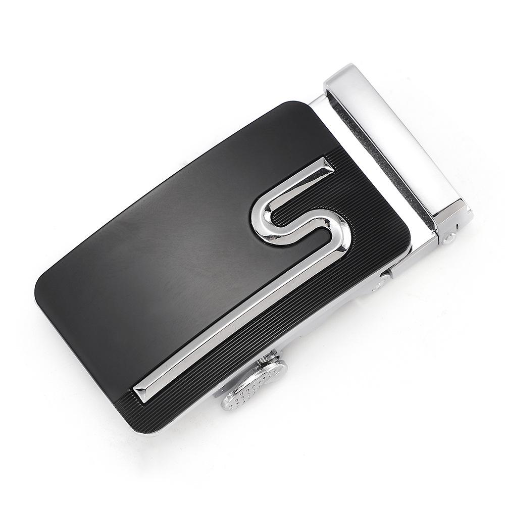 Men's Automatic Alloy Belt Buckle Clasp, 3.5cm