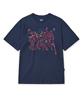 Brown Bless Broken Tag Tee - Navy