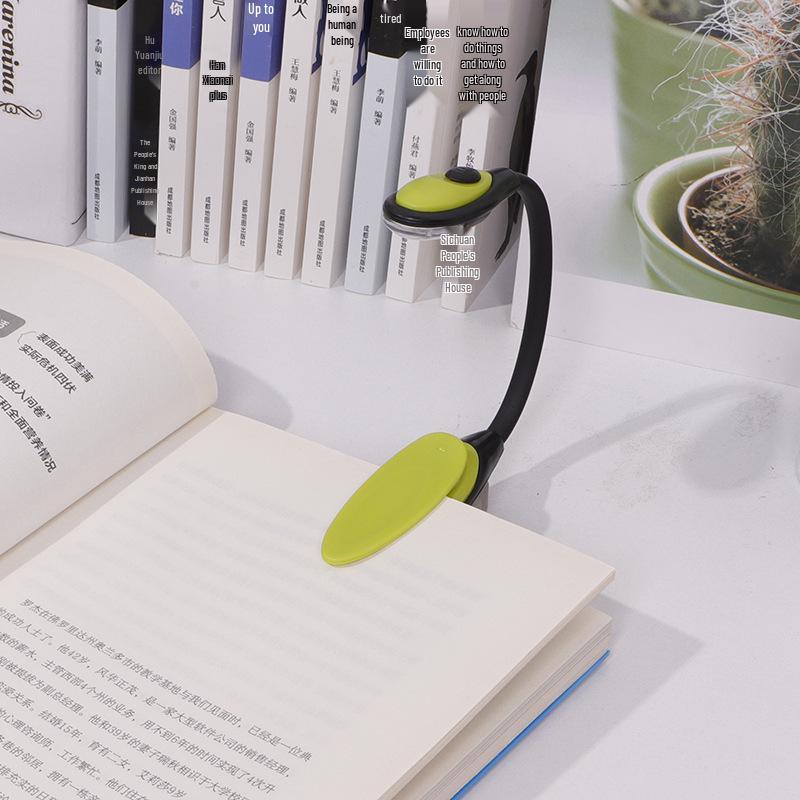 LED Gooseneck Clip-On Book Light: Multi-Spec Reading Lamp for Bedside or Table Use