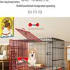 Indoor Pet Cage with Toilet Separation for Small To Medium Dogs and Cats