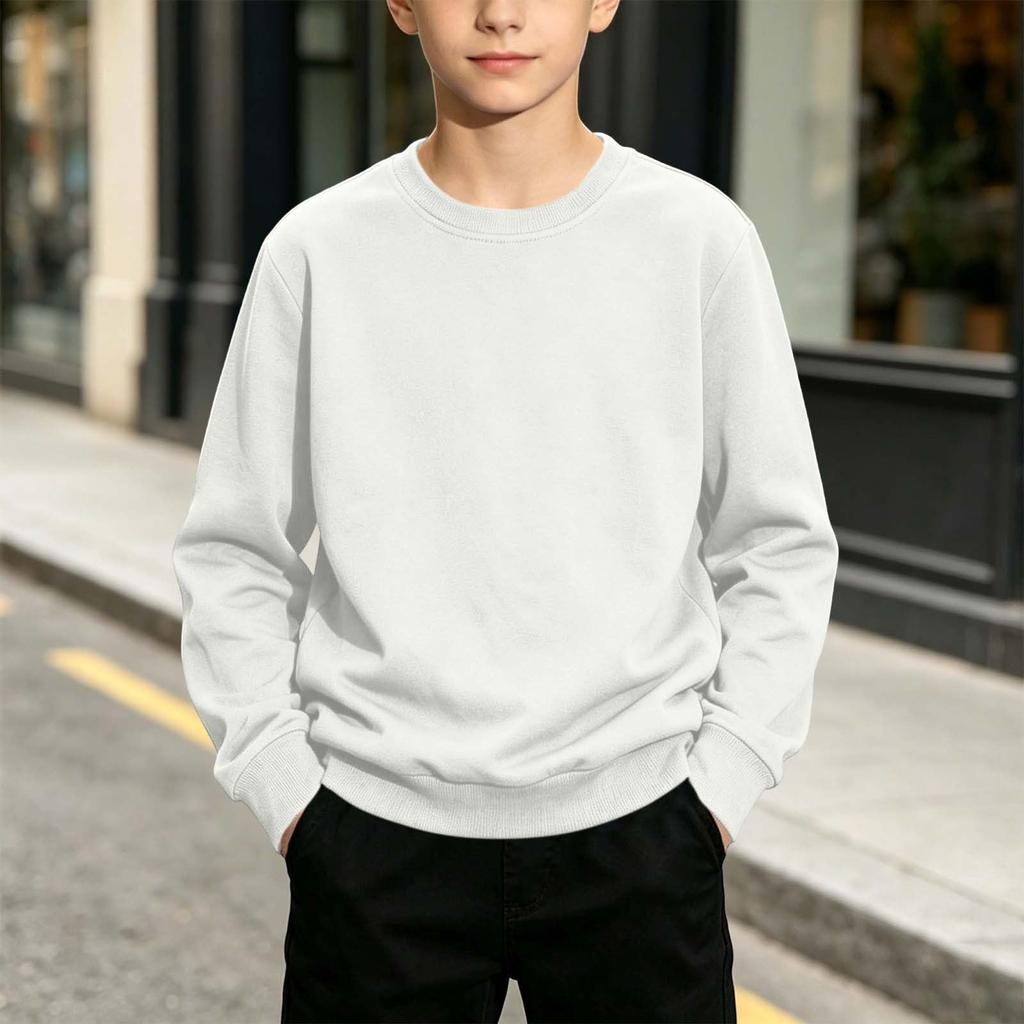 Lässiges Langarm-T-Shirt für Jungen und Mädchen für den Alltag