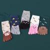 Boys Girls Cute Cartoon Five Fingers Sock Kids Breathable Toe Cotton Hosiery