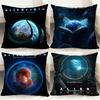 Popular Aalien Earthed Cushion Cover Comfortable Reversible Pillow Cover Ideal for Car Sofa Bedroom  Beyond