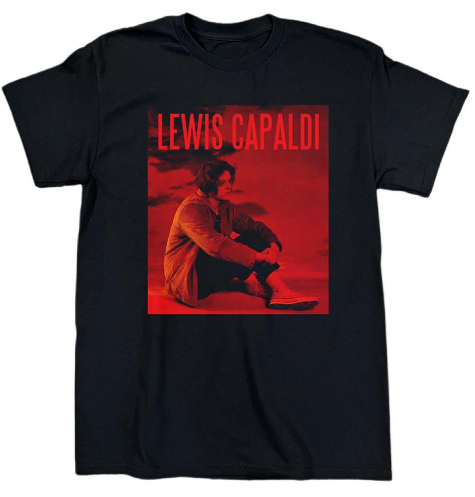 NEW Lewis Capaldi Singer Heavy Cotton Black T Shirt S-5XL SE797 Unisex T-Shirt XL