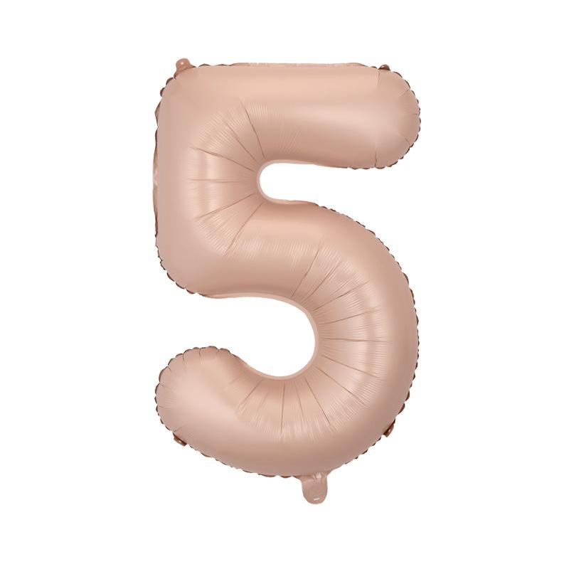 32 Inch Digital Balloon Rose Red Digital Caramel Color Medium Digital Helium Balloon Can Float