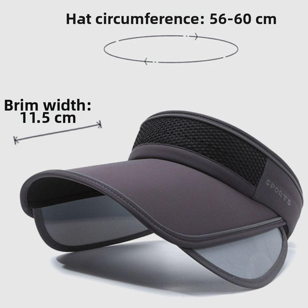 New Design Retractable Brim Baseball Cap Breathable Open Hat Top Sports Hat Lightweight UV Protection Outdoor Hat