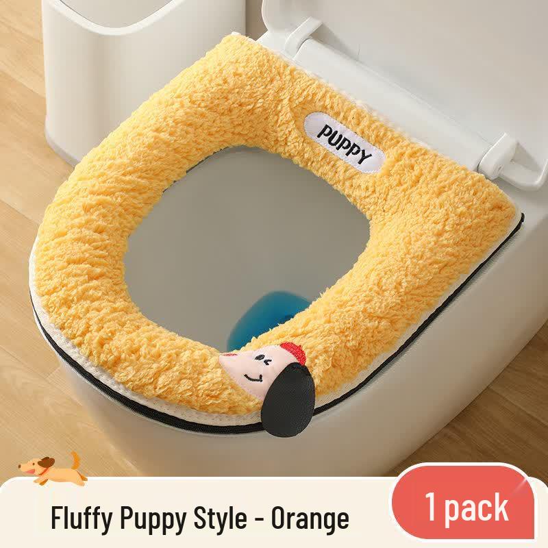 LIEI Plush Waterproof Toilet Seat Cushion