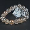 Eigado Mixed Rutilated Quartz 17 Inner Natural Power Good Fortune Bracelet, Beads, 12mm, Diameter Approx. 16cm, Stone, Stone, Luck, Amulet,