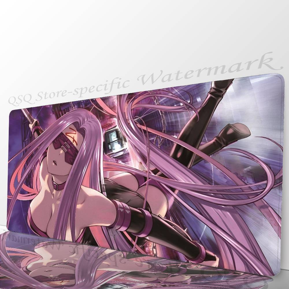 M-Medusa Anime Game Fate Mousepad Non-slip Suitable For Office Computers Laptops E-sports Game Desk Mats XXL Keyboard