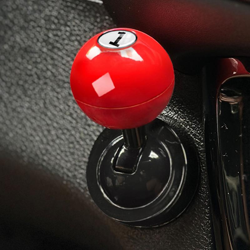 Car Engine Start Stop Button Joystick Billiard Ball Rocker Modeling Engine Start Stop Button Wear-Resistant Car Push-to-Start