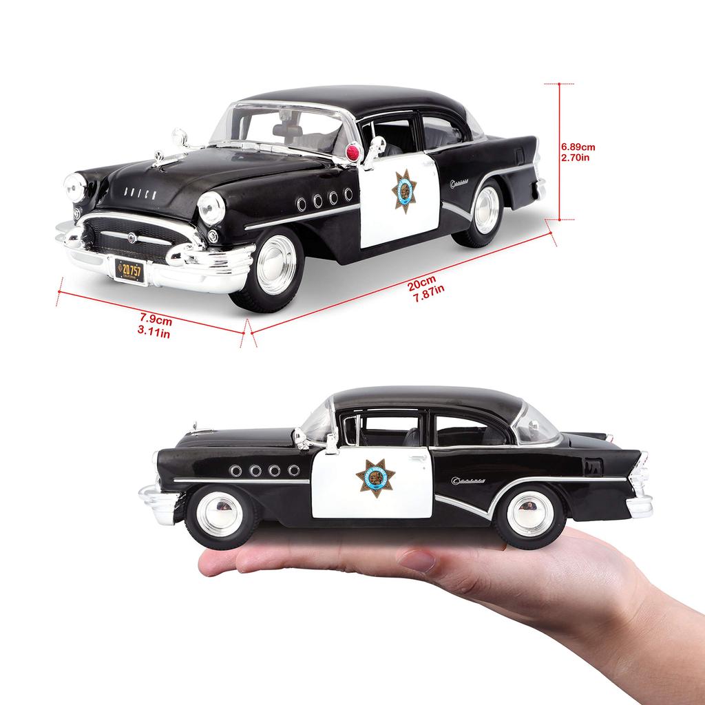 Maisto Scale 1955 Buick Century Diecast Vehicle May by Maisto 126 (Styles Vary)