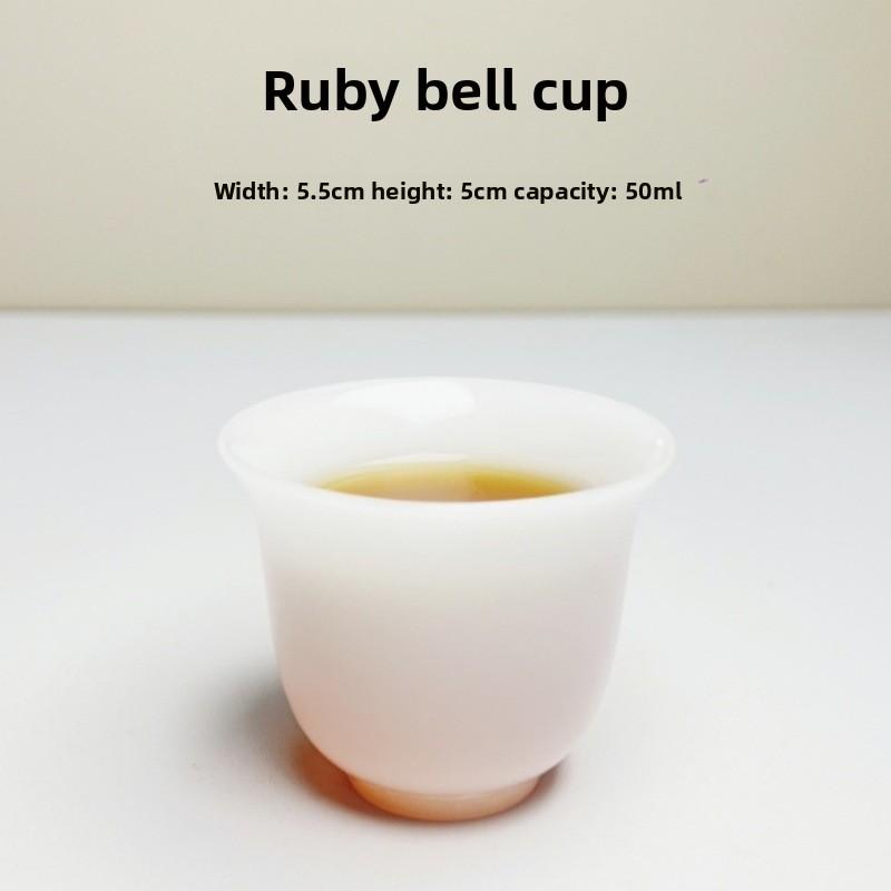 

Белый Фарфор Дэхуа Ледяной Нефрит Керамическая Чайная Чашка Чашка для Мастера Личное Использование Китайский Набор для Чая Ганфу Минималистичный Дизайн Подарок 200ml