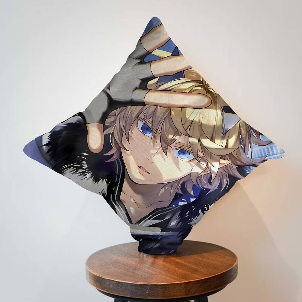 Anime Seraph of The End Pillow Cover Sofa Cushion Cover Home Room Decoration Children Gift