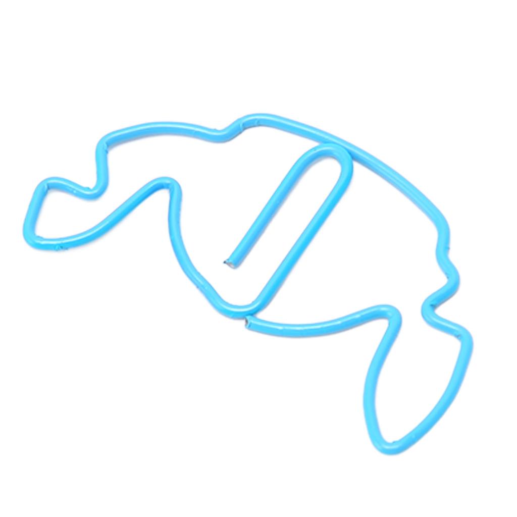 100pcs Paper Clips Increased Slip Resistance Rust Prevention Plating Process Metallic Paper Clips Wi