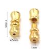 20pcs Copper End Clasps Metal Peanut Fasteners Buckle Spiral Clasps Connectors For DIY Jewelry Making Bracelet Necklace Supplies