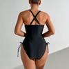 2025 European & American Backless Sexy One-Piece Bikini Swimsuit for Women