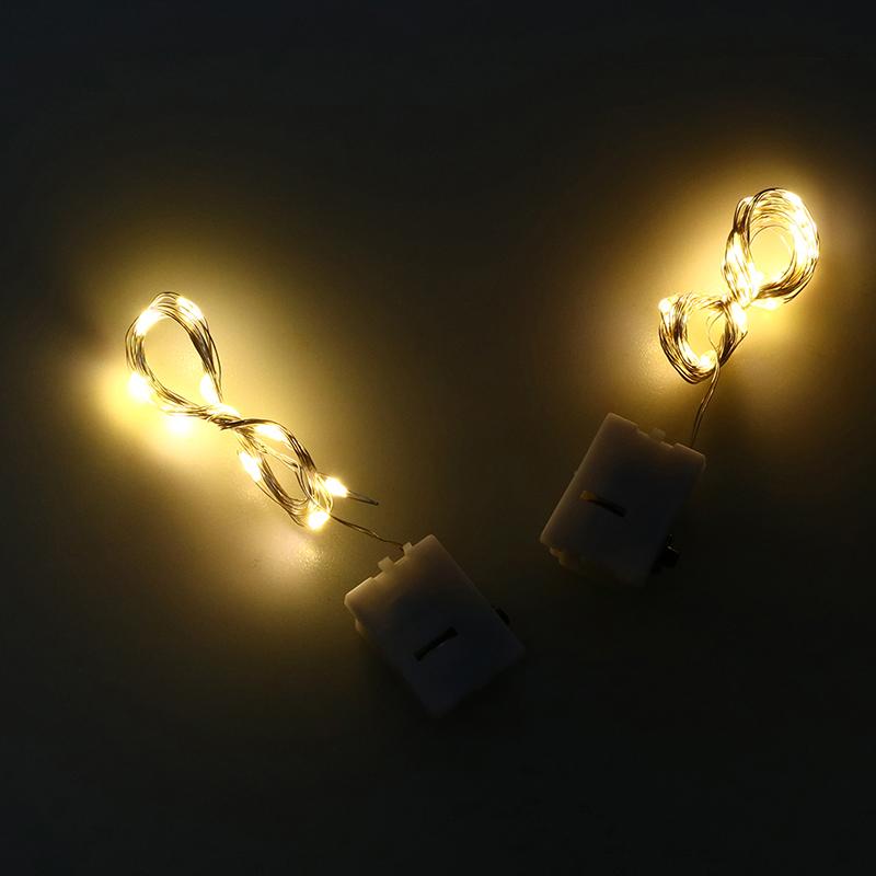 1:12 Dollhouse Miniture Led String Lights Decor Christmas Tree Accessories