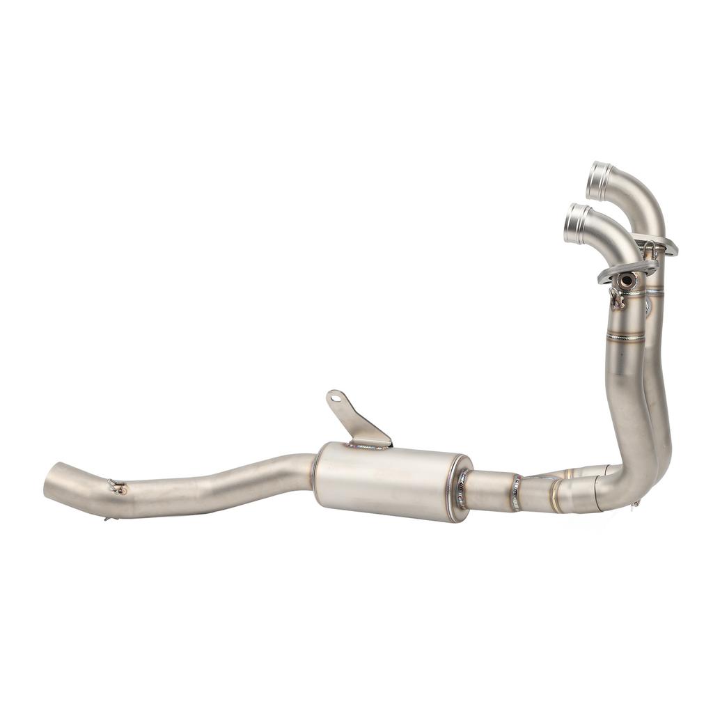 Motorcycle Exhaust Front Pipe 51mm Stainless Steel Replacement for Aprilia RS660 2020 To 2023