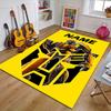 Custom Bumblebee Mat Personalized Name, Polyester Washable Indoor Entryway Rug, Gift for Christmas, Easter, Thanksgiving Day