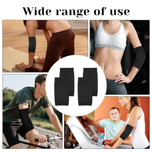 Multifunctional Elbow Pads, Wrist Pads, Knee Pads, Arms, Warm Autumn and Winter Joints, Ultra-thin Sports Protective Gear for Men and Women, Black 2