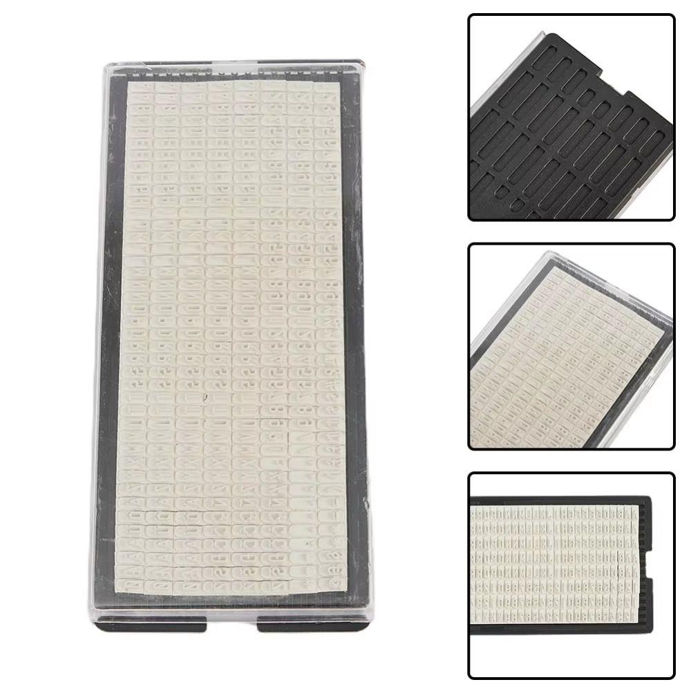 3mm 4mm 6.4mm Piastra Lettere Timbro Nome Indirizzo Timbro Fai da Te Tavola per Timbri Lettere Digitali Timbro Scrapbooking Fai da Te