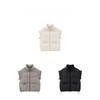 Female Vest Autumn Winter Sleeveless Jacket Coat Loose Short Stand-up Collar Down Vest Women Waistcoat Outerwear