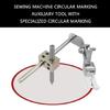 Circular Sewing Attachment Tool for Stitching, Sewing Round Marker Aid Attachment for Dressmaking and Quilting Project