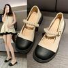 Mary Jane Women's Shoes Summer Shoes Fashionable and Comfortable Loafers Pearl College Style Flat Single Shoes