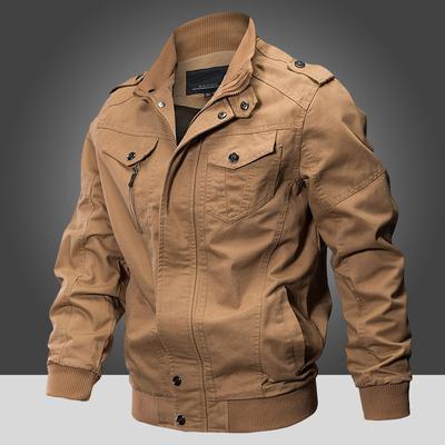 Herbst und Winter Marine Deckkleidung Baumwollgepolstert Amerikanischer Vintage Pilot Fleece Herrenjacke