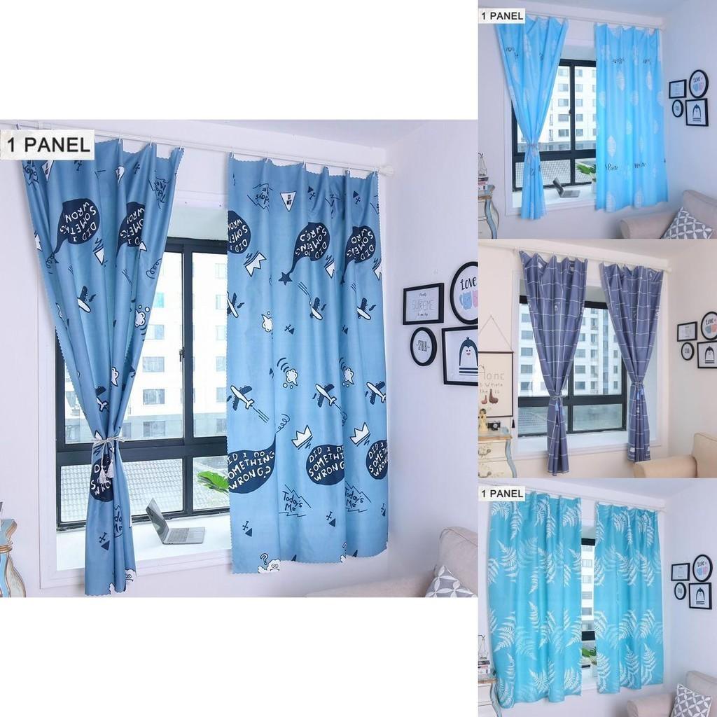 Luxurious Blackout Panel Curtain Colorful Cartoon Pattern For Living Room Decor