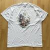 Vintage 90s Robin Wildflower Garden Birds Single Stitch Graphic White TShirt Unisex T-Shirt