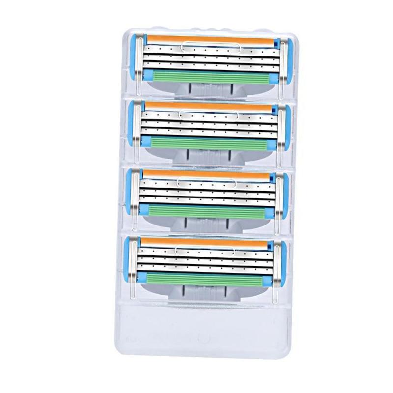 New 4Pcs High Quality Men Razor Blade Facial Care Shaving Men Shaving Blades