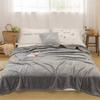 Thick Solid Pineapple Grid Flannel Blankets Coral Fleece Air Conditioning Blanket For All Seasons Lightweight Cozy Nap Bedspread