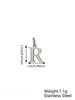 Small Luxury Initial Charm Pendant Set, DIY Letter Necklace Making Supplies, Fashionable Jewelry Parts