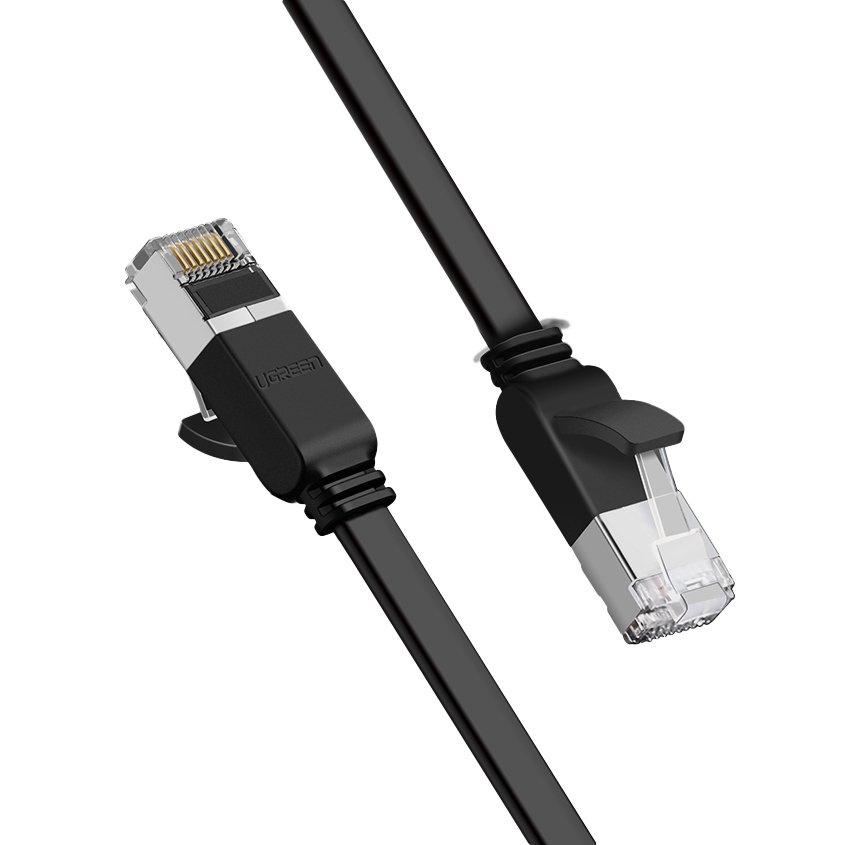 Ugreen High-Speed Cat 6 Ethernet Cable, 0.5m, Black – Model 50183, 1000 Mbps UTP Networking Solution