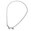 Artemis Classic Classic Hook Silver Necklace, 43cm (Medium), ACCN0073 (43)