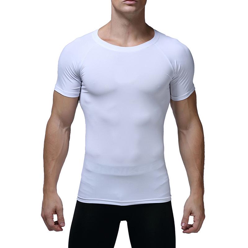 Summer Men's Quick-Dry Short Sleeve Workout Tee for Outdoor Sports