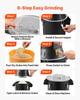Electric Grain Mill Grinder, 600W High Power Commercial Spice Grinder, 25L Pulverizer Powder Machine with Galvanized Sharp Blades, for Dry Grains,