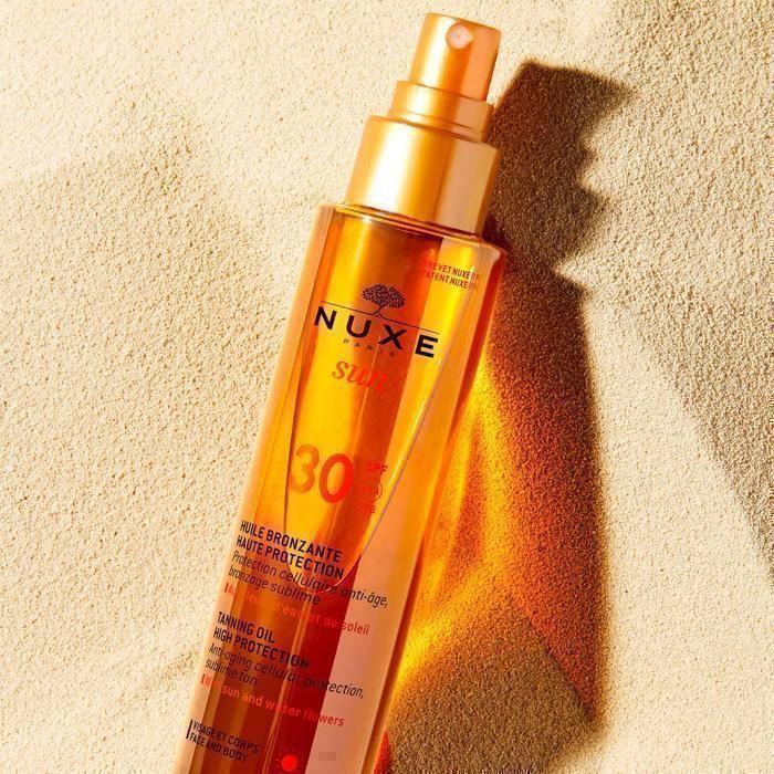 Nuxe Sun Huile Bronzante SPF30 Visage & Corps 150ml