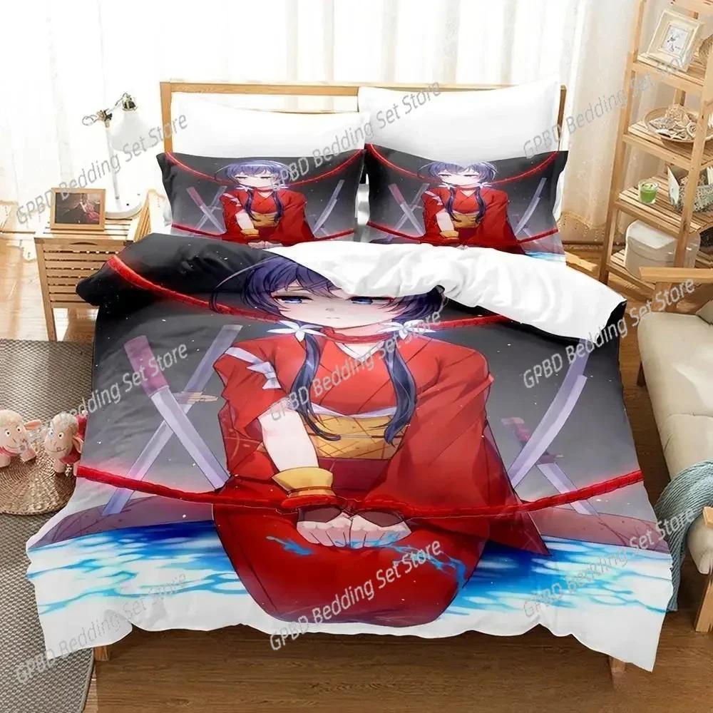 Luxury New 3D Print Anime Kawaii Girl Kyouka Bedding Set Single Twin Full Queen King Size Bed Set Bedroom Duvet cover Sets