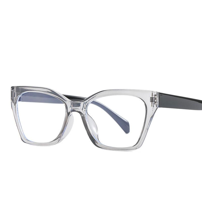 

Transparent Cat Eye Computer Glasses Frame Women Men Anti Blue Light Square Eyewear Blocking Optical Spectacle Eyeglasses