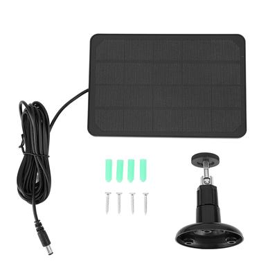 4W Solar Panel 5V Black IP65 Waterproof Solar Panels Charging Board for Fan Lights