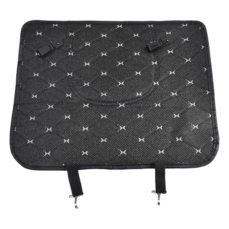 Leather Car Anti-Kick Mats Auto Seat Back Protector Cover Car Goods For Nissan Nismo Qashqai Teana X Trail T32 T31 Tiida Juke